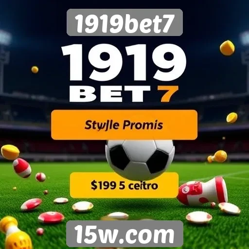 Promoções atuais disponíveis no 1919bet7
