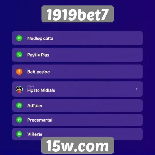 Métodos de pagamento disponíveis no 1919bet7